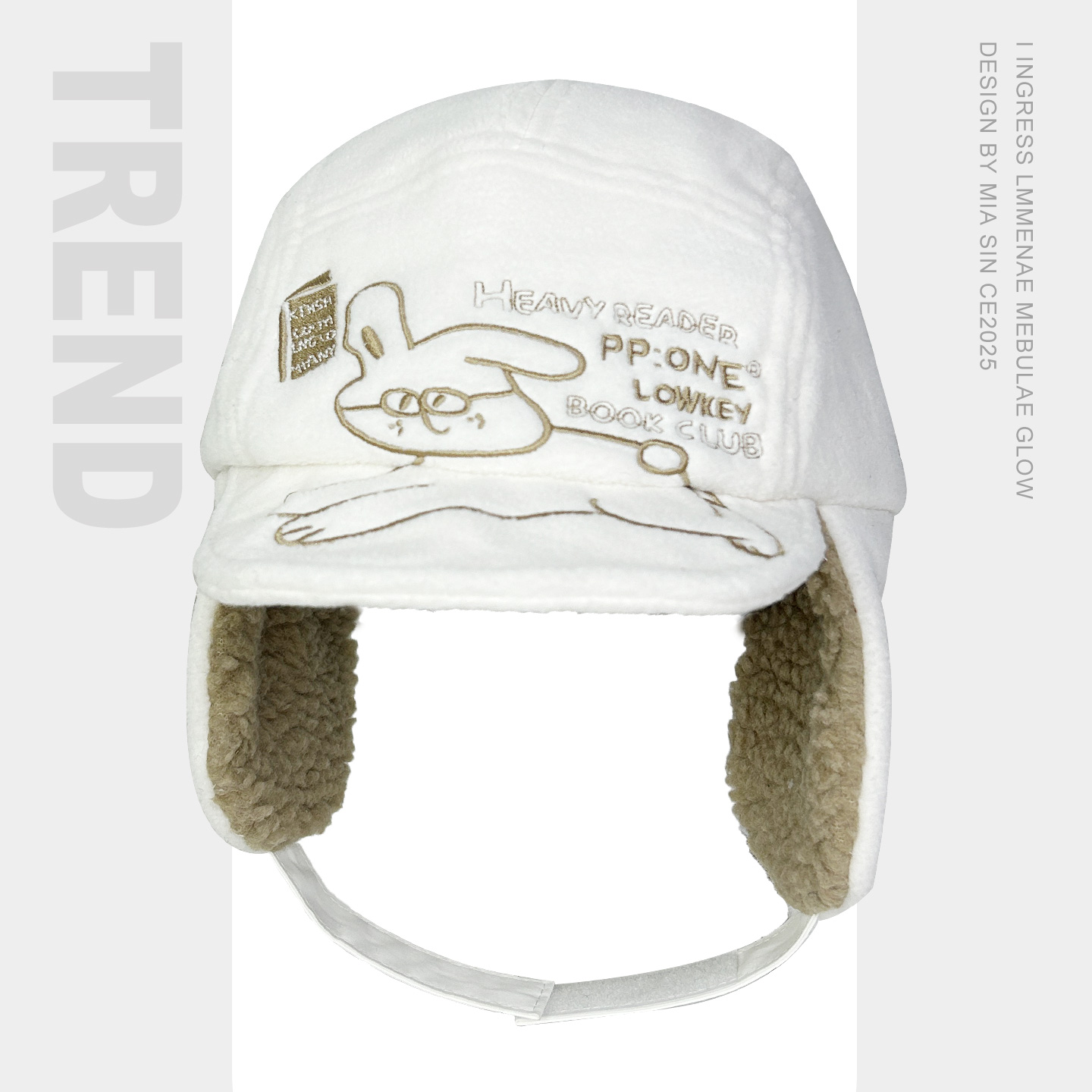 韩国羊羔绒可爱兔子护耳雷锋帽女