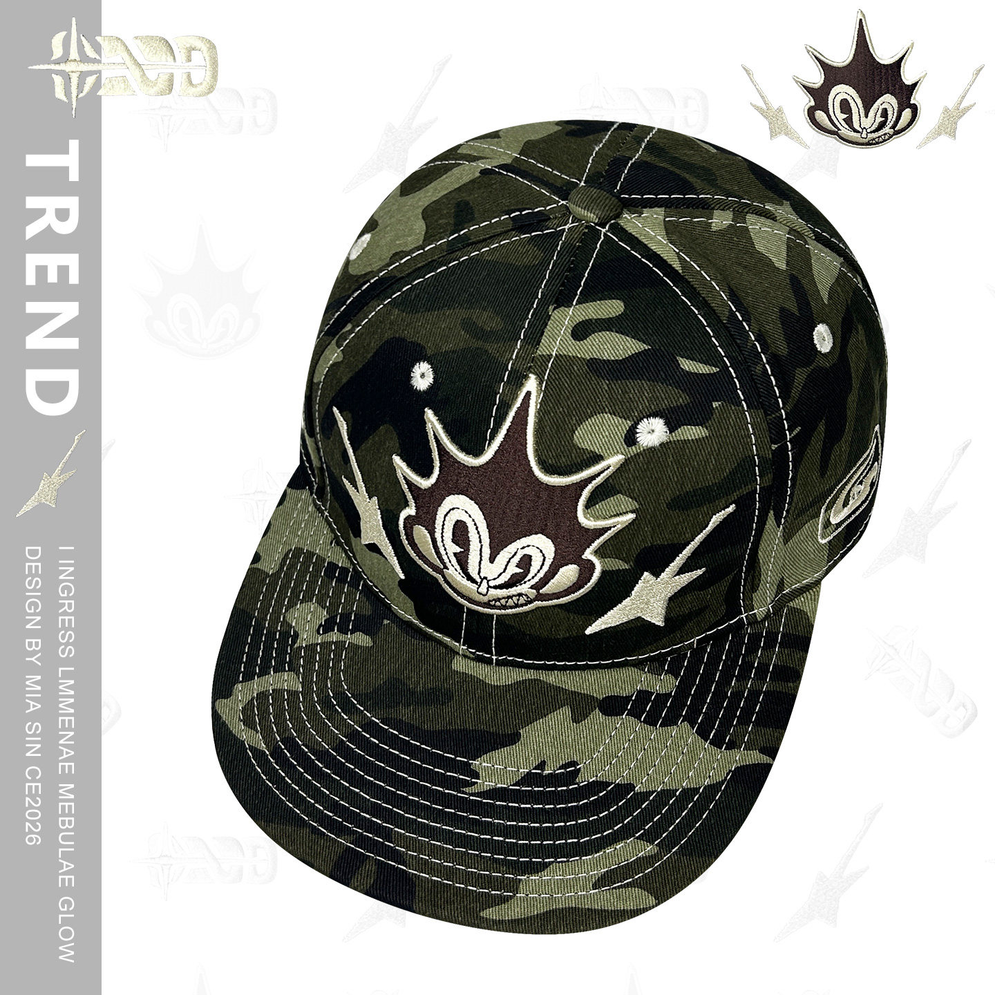 美式嘻哈街头迷彩平檐鸭舌帽男女个性刺绣卡通滑板帽显脸小棒球帽,服饰配件/皮带/帽子/围巾,帽子,淘宝优惠券,粉丝福利购,淘宝优惠卷