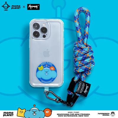 PAPERWORKSxMOMOPLANET手机绳