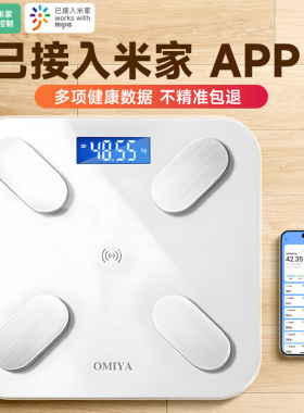 体重计家用精准电子秤小型充电体脂秤减肥专用称重计体重计