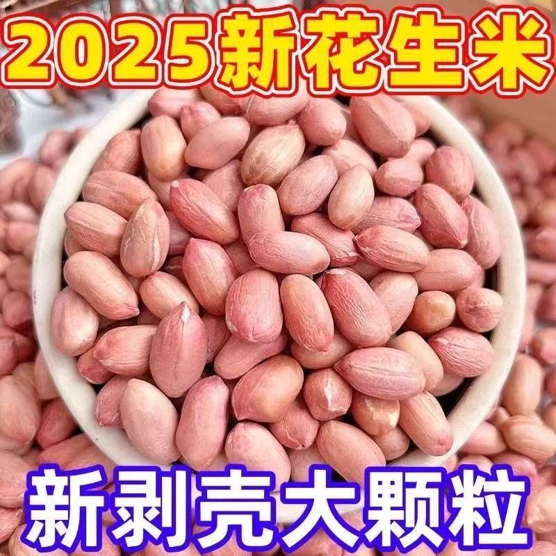 【香甜饱满】精选新鲜河南大颗粒生花生米花生仁当季大白沙无壳