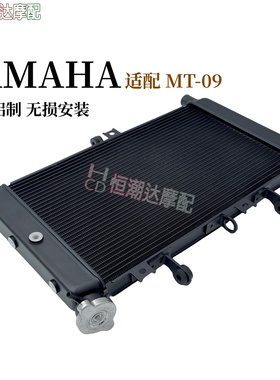 适用雅马哈MT-09 XSR900 FJ09 13-16-17-20-24年 水箱总成 散热器