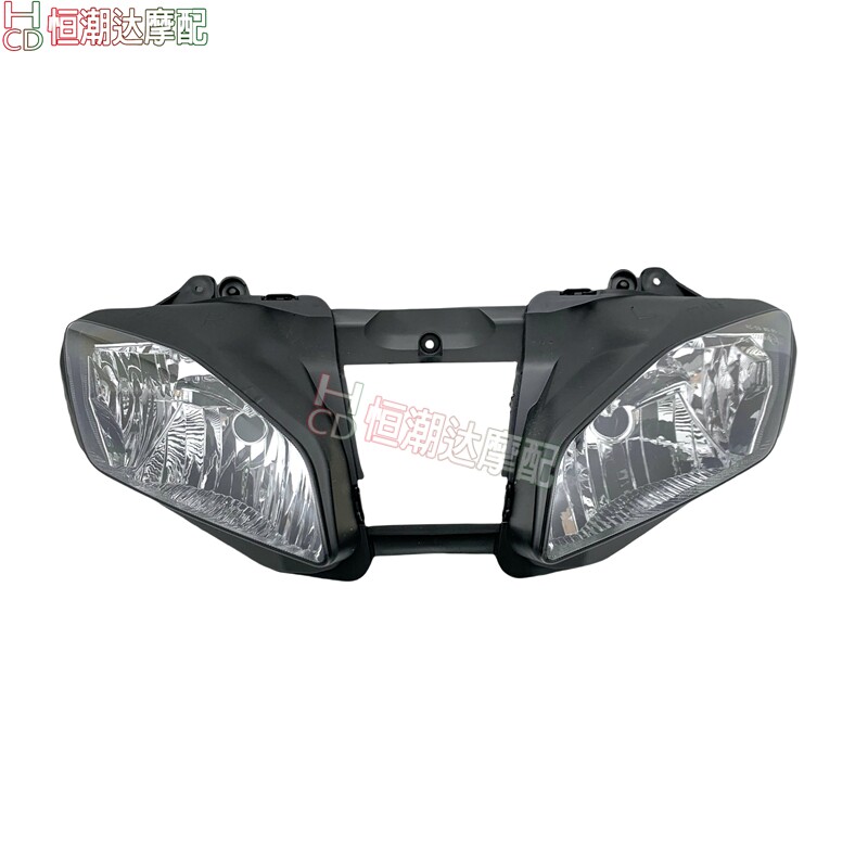 适用雅马哈 R6 03-05 06 07 08 09 10 11 12 -16 大灯总成 带字