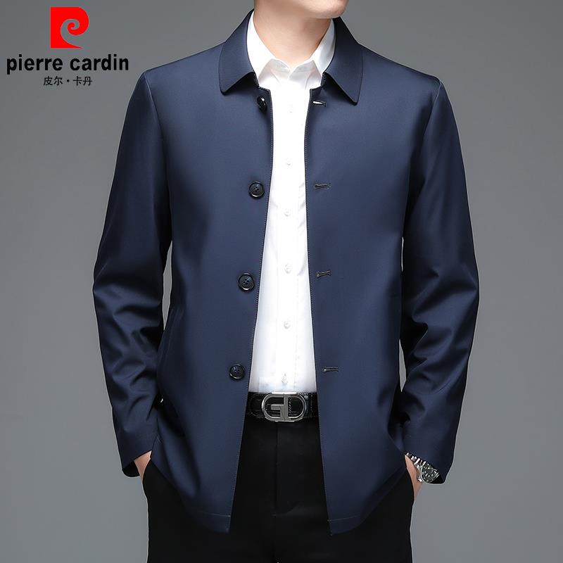 翻领春季皮尔皮尔卡丹男士