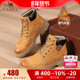 厚底工装 骆驼男鞋 靴 新款 真皮马丁靴男户外徒步登山鞋 2025冬季 季