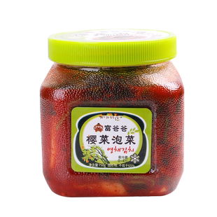 富爸爸樱菜泡菜750g瓶装 酸爽下饭菜 韩式口味泡菜小菜