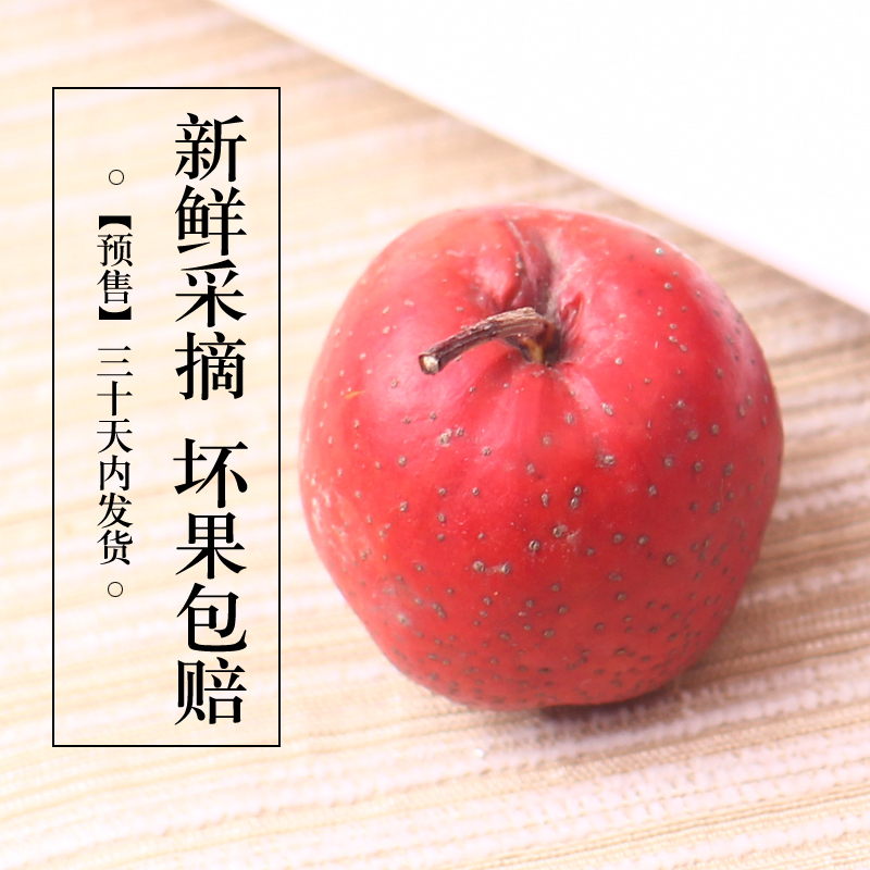 【预售】金晔新鲜山楂果2018当季新货大五楞金星棉球山楂500g包邮