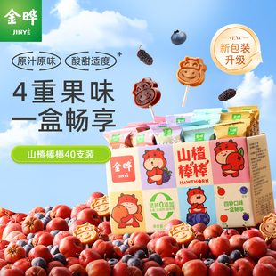 金晔山楂棒零食40支山楂棒棒408g