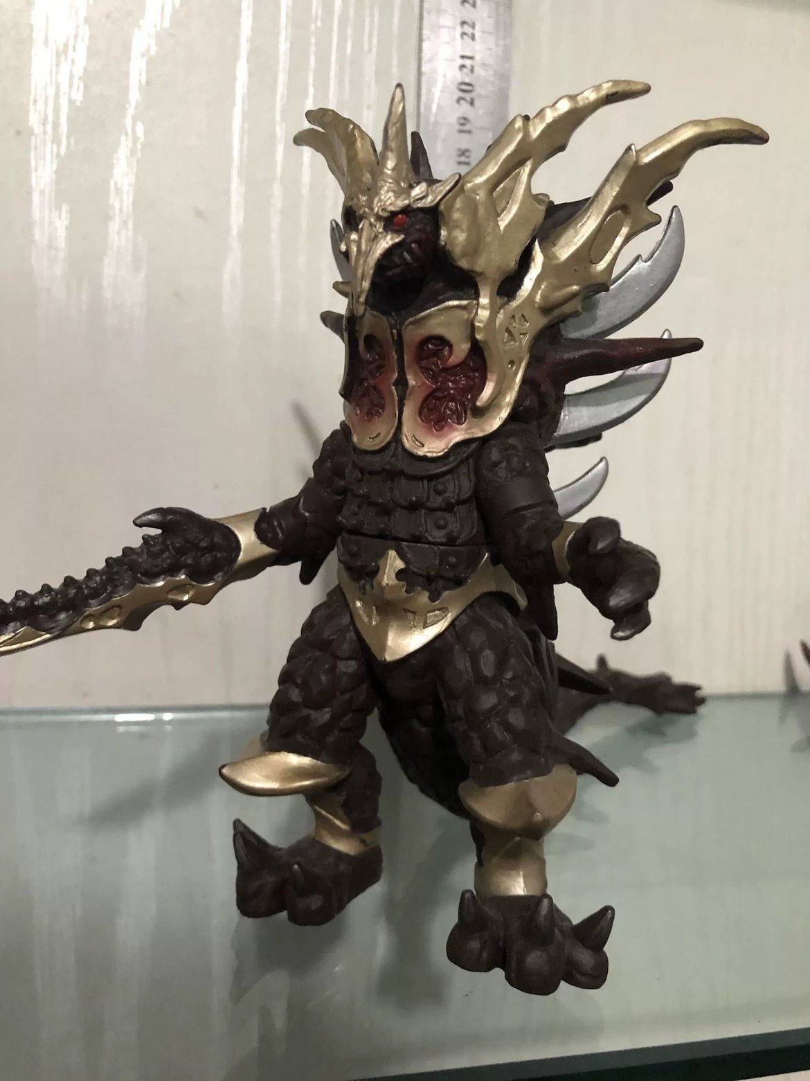 儿童模型玩具 麦克斯奥特曼软胶 大怪兽完全生命体 叶腐 收藏手办