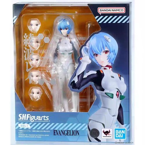 万代 SHF 新世纪福音战士 EVA 绫波丽 新剧场版 可动手办 现货