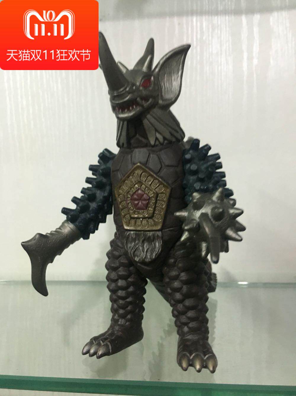 万代模型 奥特曼怪兽软胶 红眼稀有版 泰兰特 17cm系列