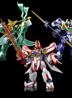 GSC MODEROID  魔动王 超级光能使者 风暴 波涛 拼装模型玩具礼物