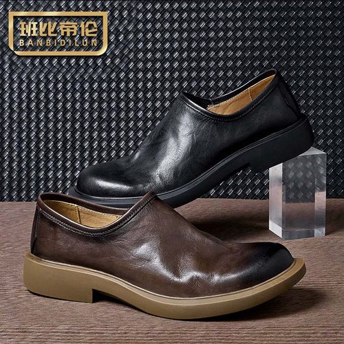 班比帝伦懒人鞋头层牛皮