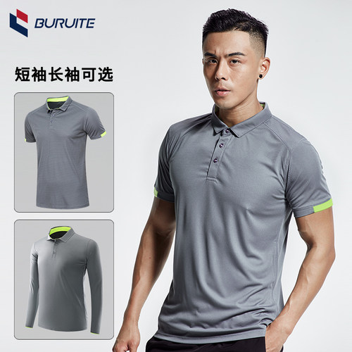 男士透气翻领polo衫衣服运动t恤
