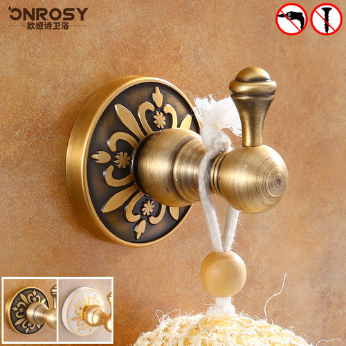 免打孔挂衣钩仿古欧式门后衣服