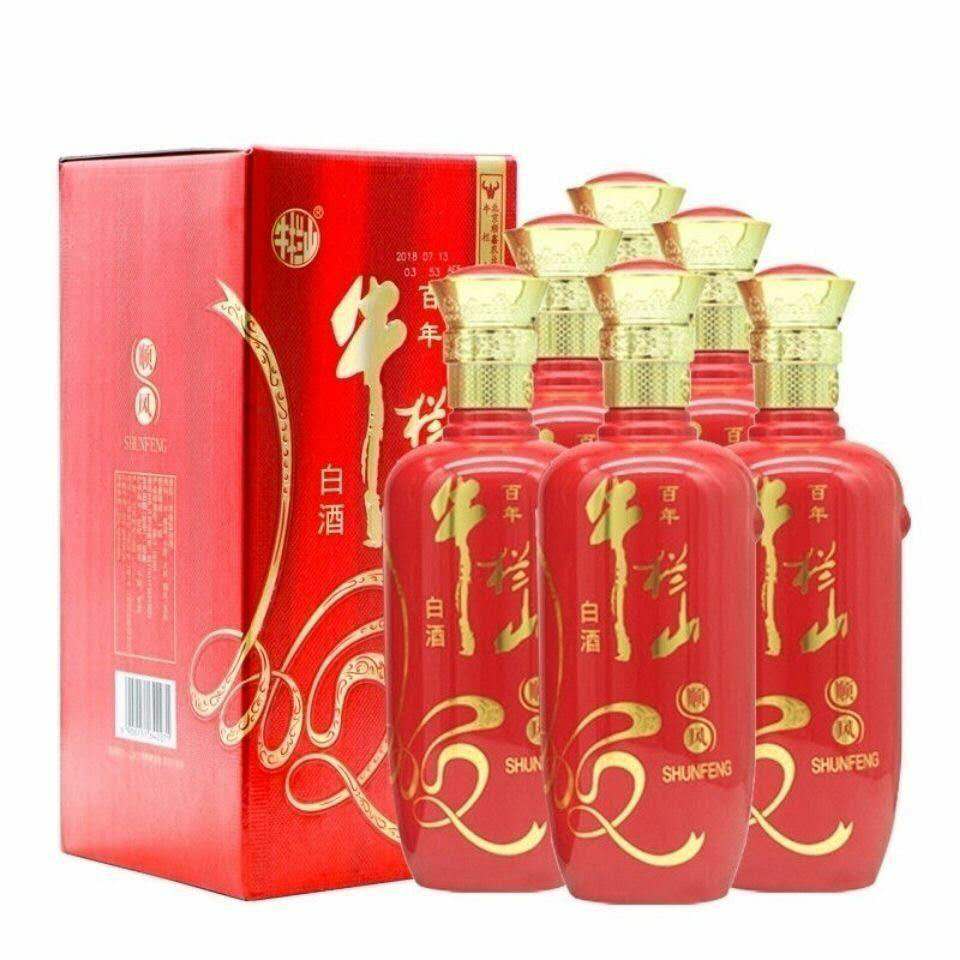 百年牛栏山 白酒 顺风 二锅头 38度 浓香型 500ml