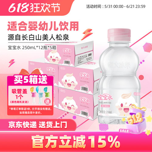 恒大冰泉矿泉水适合婴幼儿长白山