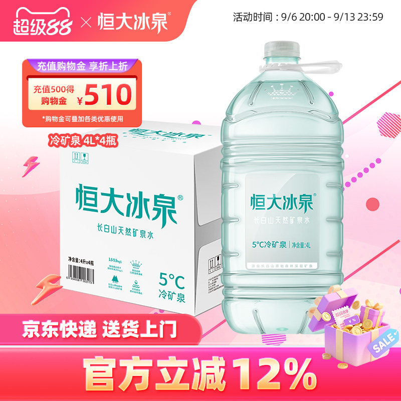 恒大冰泉长白山矿泉水饮用水大桶图片