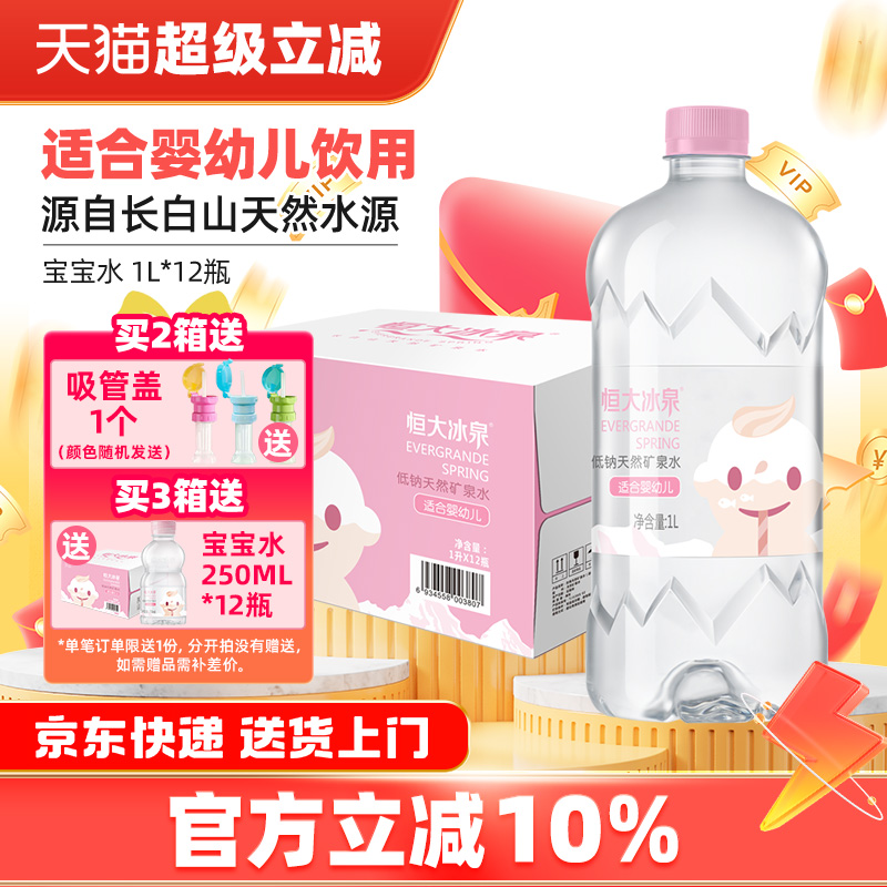 恒大冰泉矿泉水适合婴幼儿长白山