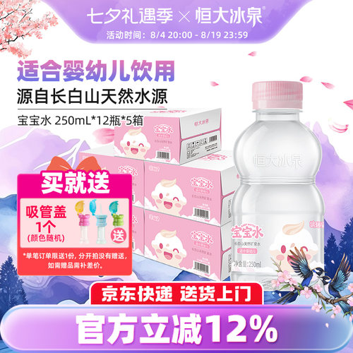 恒大冰泉矿泉水适合婴幼儿长白山