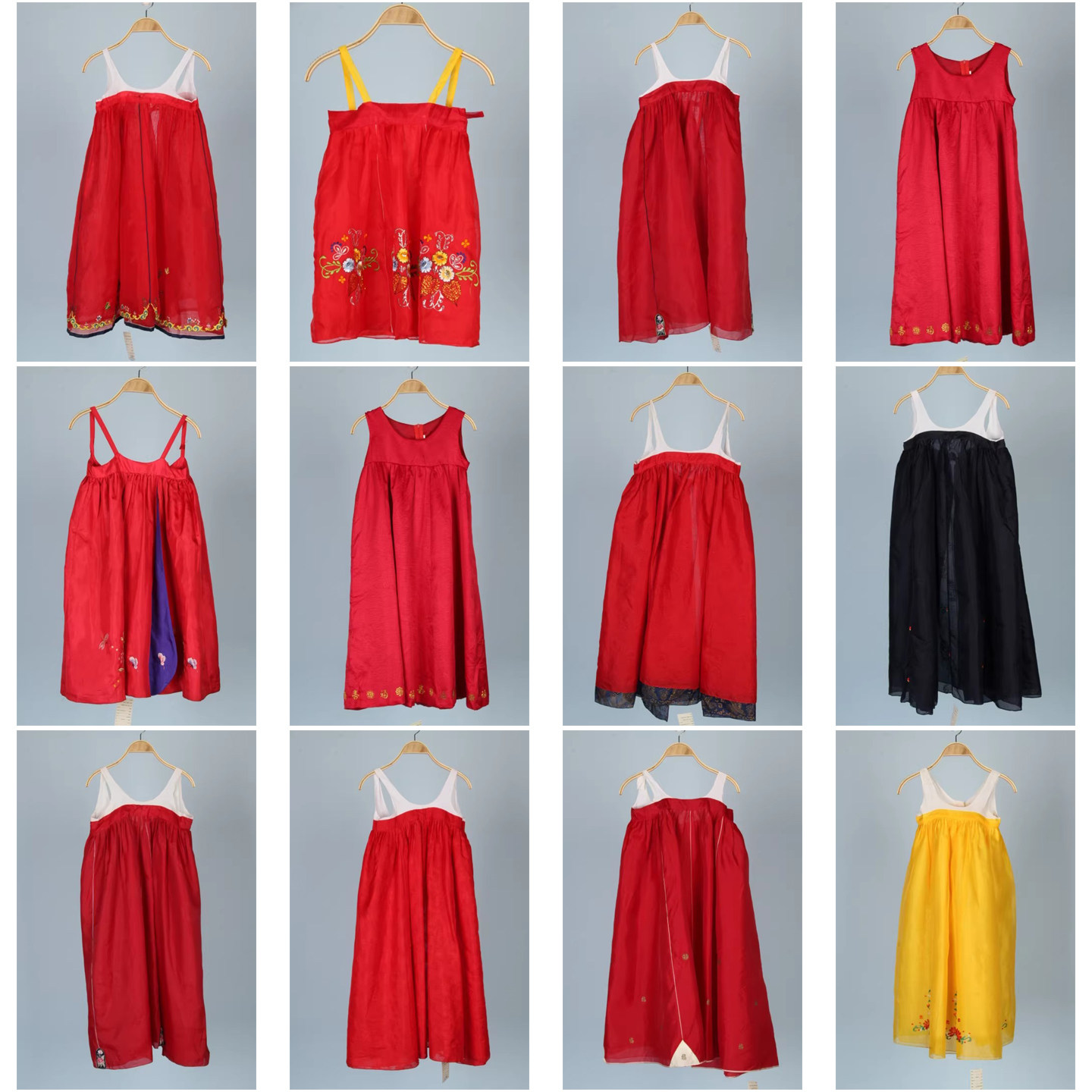 vintage古着复古韩国花卉动物刺绣朝鲜服传统韩服7