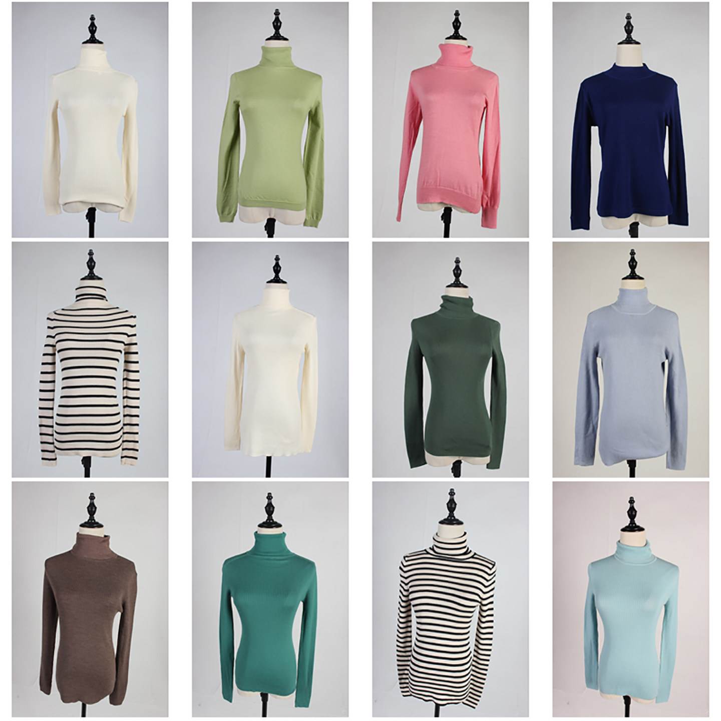 DM96古着vintage日系简约休闲百搭秋冬外穿毛线针织打底衫