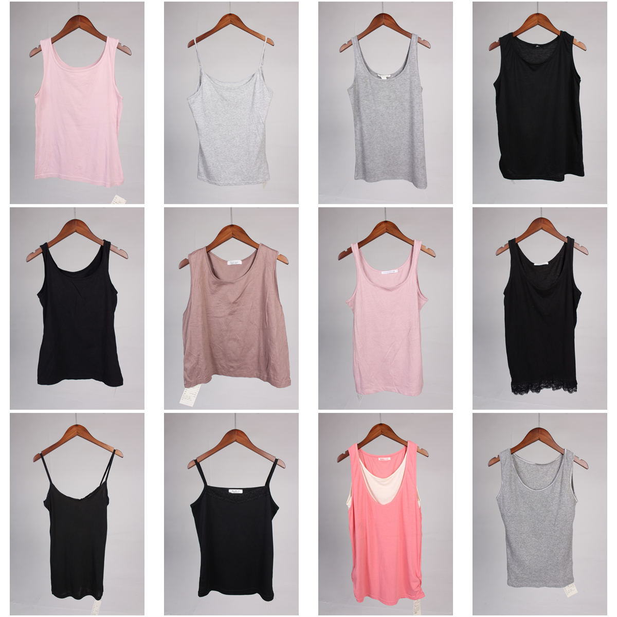 XT302古着vintage日制韩系甜美文艺夏季内搭外穿百搭日常背心吊带