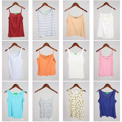 XT811古着vintage日系年轻款女装夏季无袖背心吊带