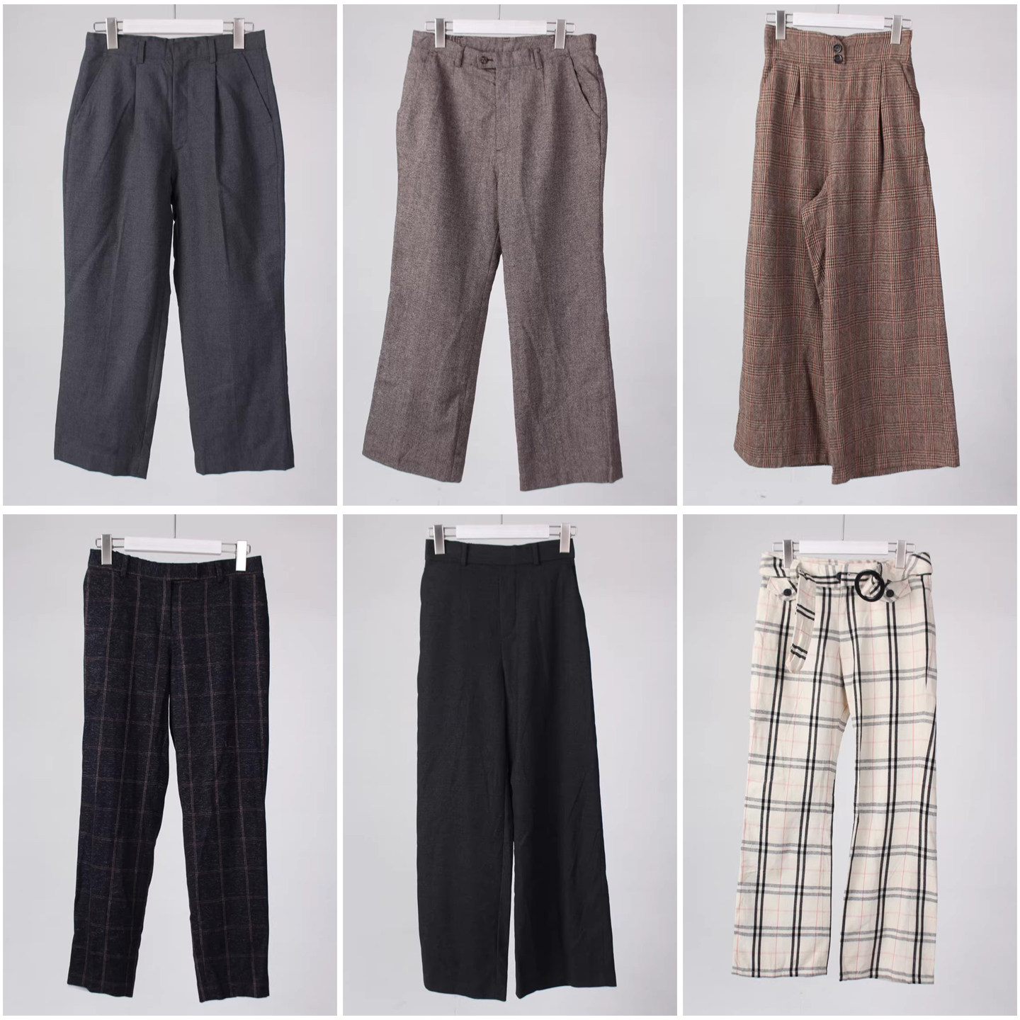 文艺复古风长裤裤子女