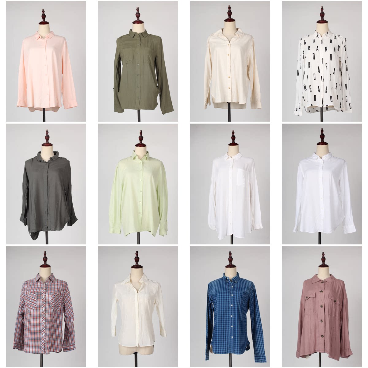 FC112古着vintage中古日制韩版温柔淑女风甜美风女装衬衫春夏衬衣