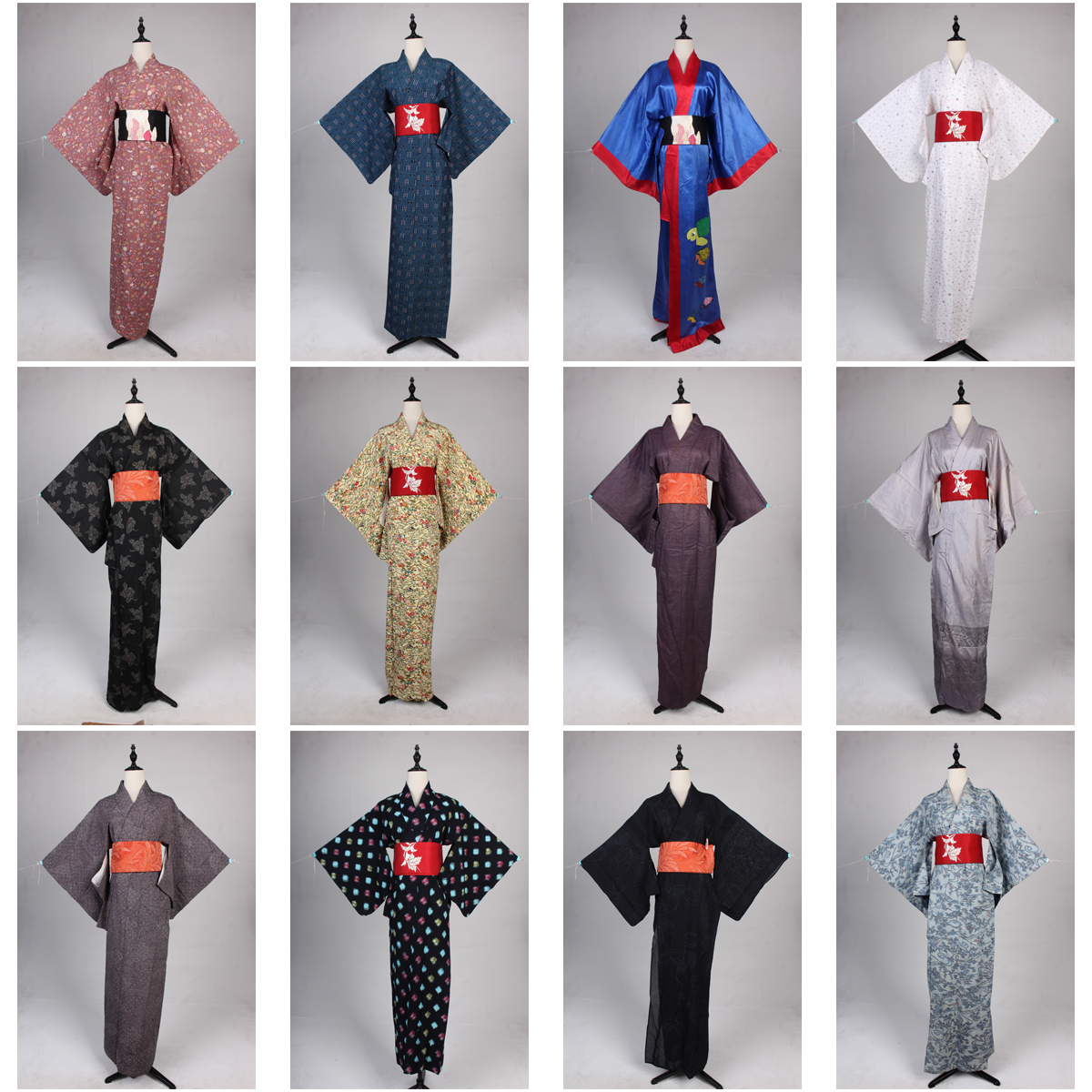 HF20古着vintage日本制传统民族服饰长和服