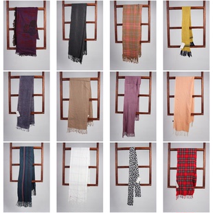 WJ234古着vintage秋冬日系甜美风日常百搭保暖 围巾丝巾披肩