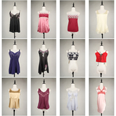 SQ139古着vintage日系蕾丝花边性感辣妹居家内搭短款 吊带睡衣