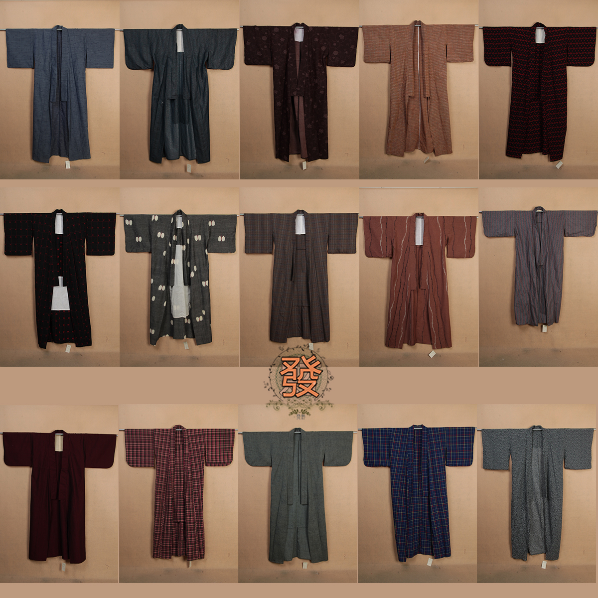 古着vintage传统日本和服浴衣羽织和风舞台宽松外套开衫17-62