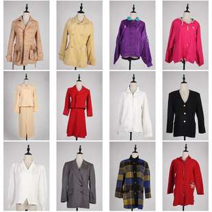 WT100古着vintage春秋休闲女装 日系学院文艺外套