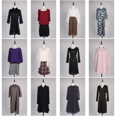 LY159vintage古着日制复古风春夏中古休闲女装日常百搭中长连衣裙