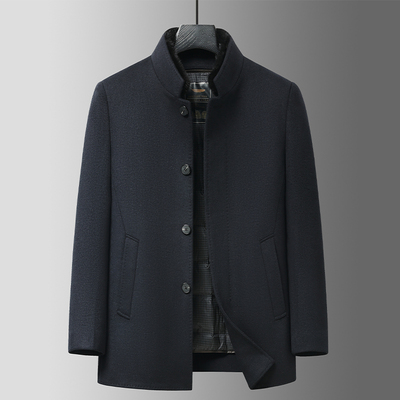 皮尔卡丹中山装男士高档