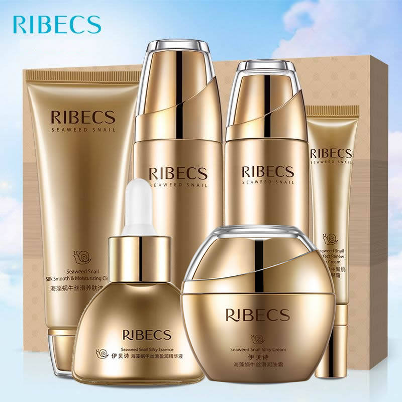 伊贝诗海藻蜗牛洁颜膏1洗面奶丝滑柔肤水乳润肤霜精华液眼霜正品