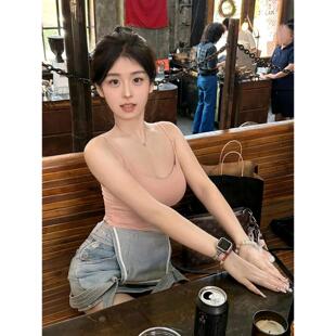 Onoev无中生有自带2.5外扩内衣显胸上衣吊带美背打底