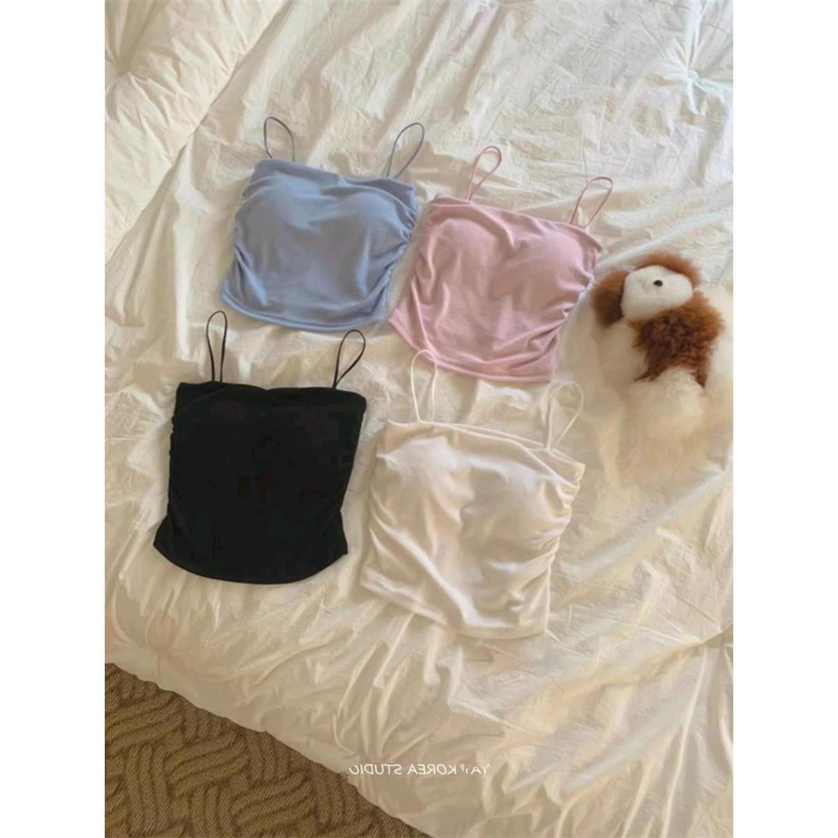 现货~Onoev 基础带胸垫百搭舒适纯色吊带背心