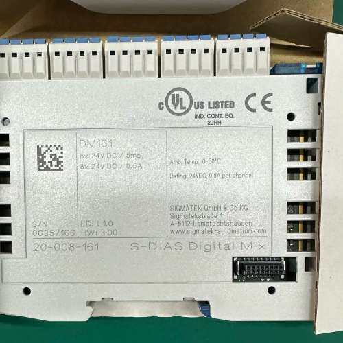 众桦SIGMATEK西格玛DM161 20-008-议价