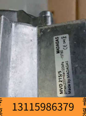 众桦MADAGAS 燃烧机电磁阀MVD215/5