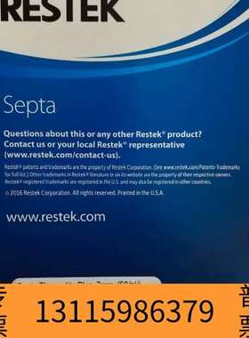 众桦泰康RESTEK隔垫23875  Septa The议价