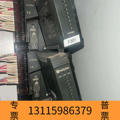 众桦和利时HollySys K-RTD01温度模块，带底座K-T
