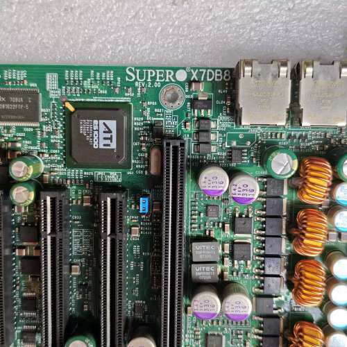 众桦超微 X7DB8 双路服务器主板 LGA771 至强E54L议价