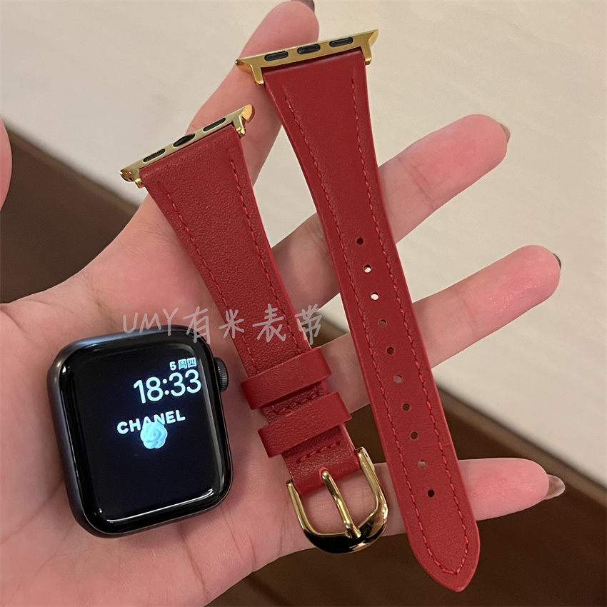 S10头层牛皮小蛮腰表带柔软舒适