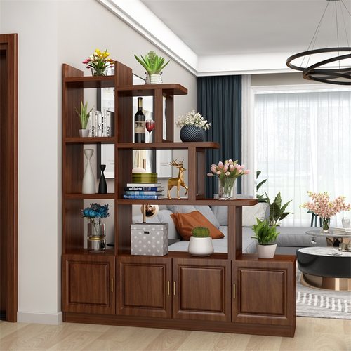 轻奢新中式玄关柜收纳柜