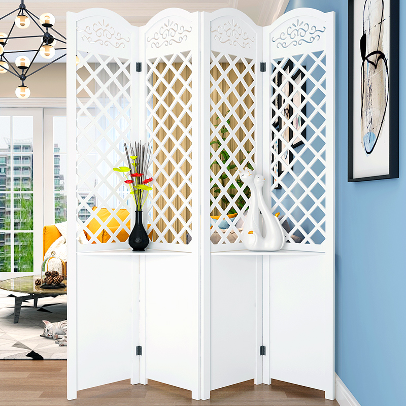 屏风隔断客厅折叠移动日式小户型轻奢玄关办公室中式遮挡简易装饰