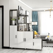 屏风隔断客厅2025年新款 博古架玄关柜餐边柜鞋 柜置物架展示架木质