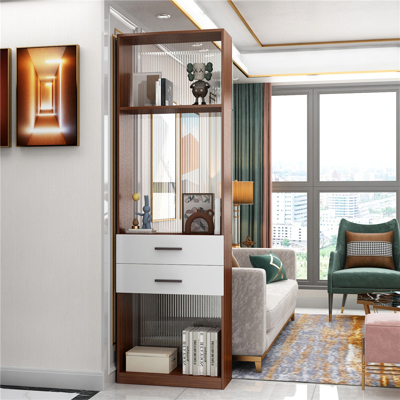 现代简约屏风隔断客厅玄关隔断柜